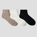 Undercurrent Unisex Cotton Ankle Socks (3-Pack)
