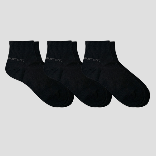 Undercurrent Unisex Cotton Ankle Socks (3-Pack)