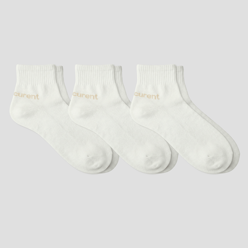 Undercurrent Unisex Cotton Ankle Socks (3-Pack)