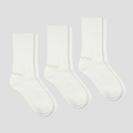 Undercurrent Unisex Cotton Crew Socks (3-Pack)