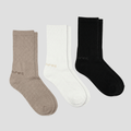 Undercurrent Unisex Cotton Crew Socks (3-Pack)