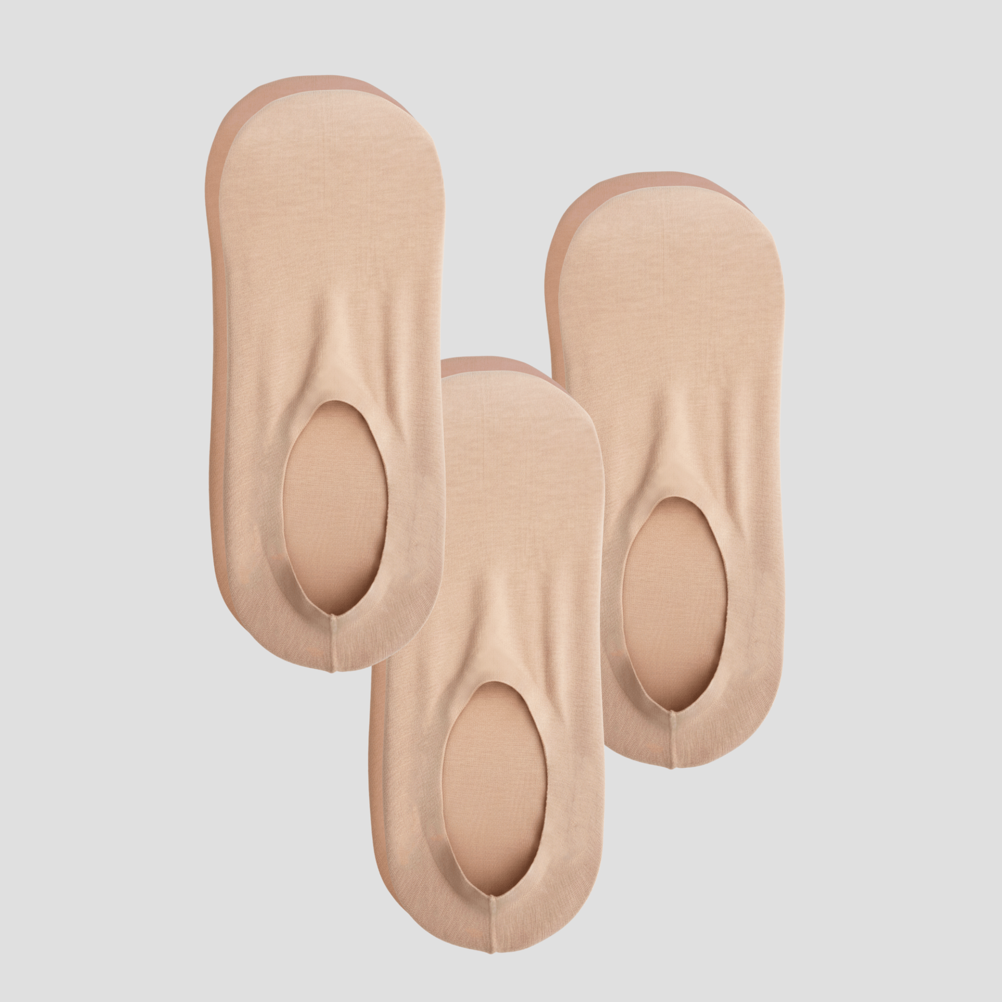 Undercurrent Unisex High-Cut No Show Socks (3-Pack)