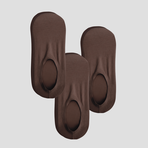 Undercurrent Unisex High-Cut No Show Socks (3-Pack)