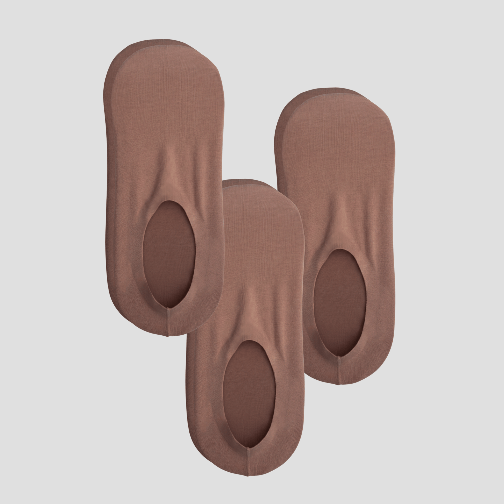 Undercurrent Unisex High-Cut No Show Socks (3-Pack)