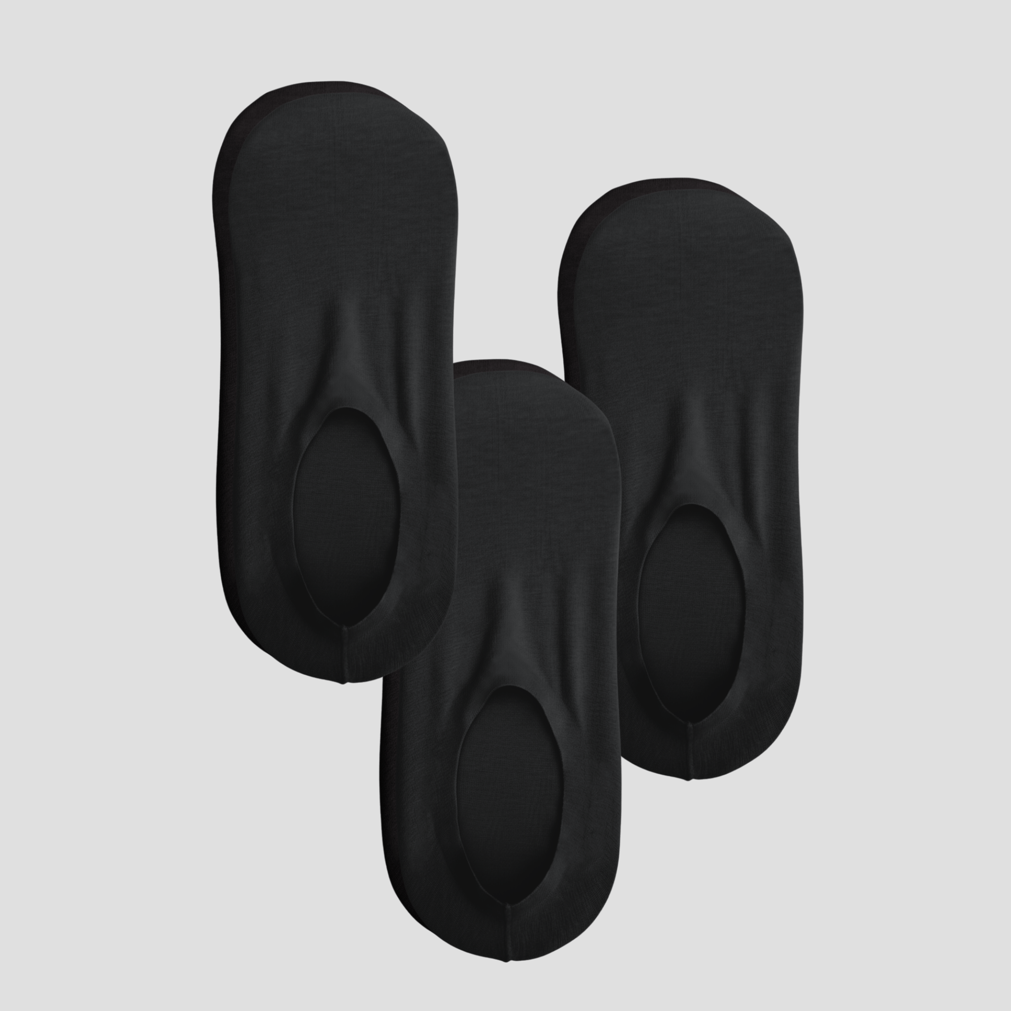 Undercurrent Unisex High-Cut No Show Socks (3-Pack)