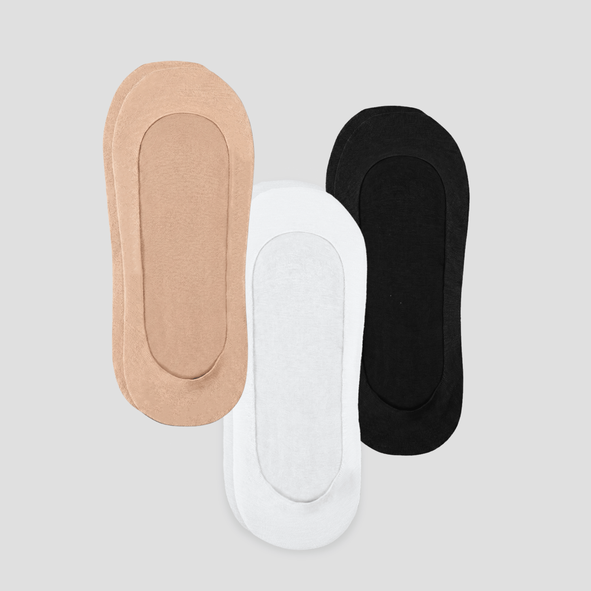 Undercurrent Unisex Low-Cut No Show Socks (3-Pack)