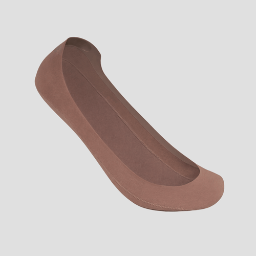 Unisex Low-Cut No Show Socks 10-Pack Toffee Tan