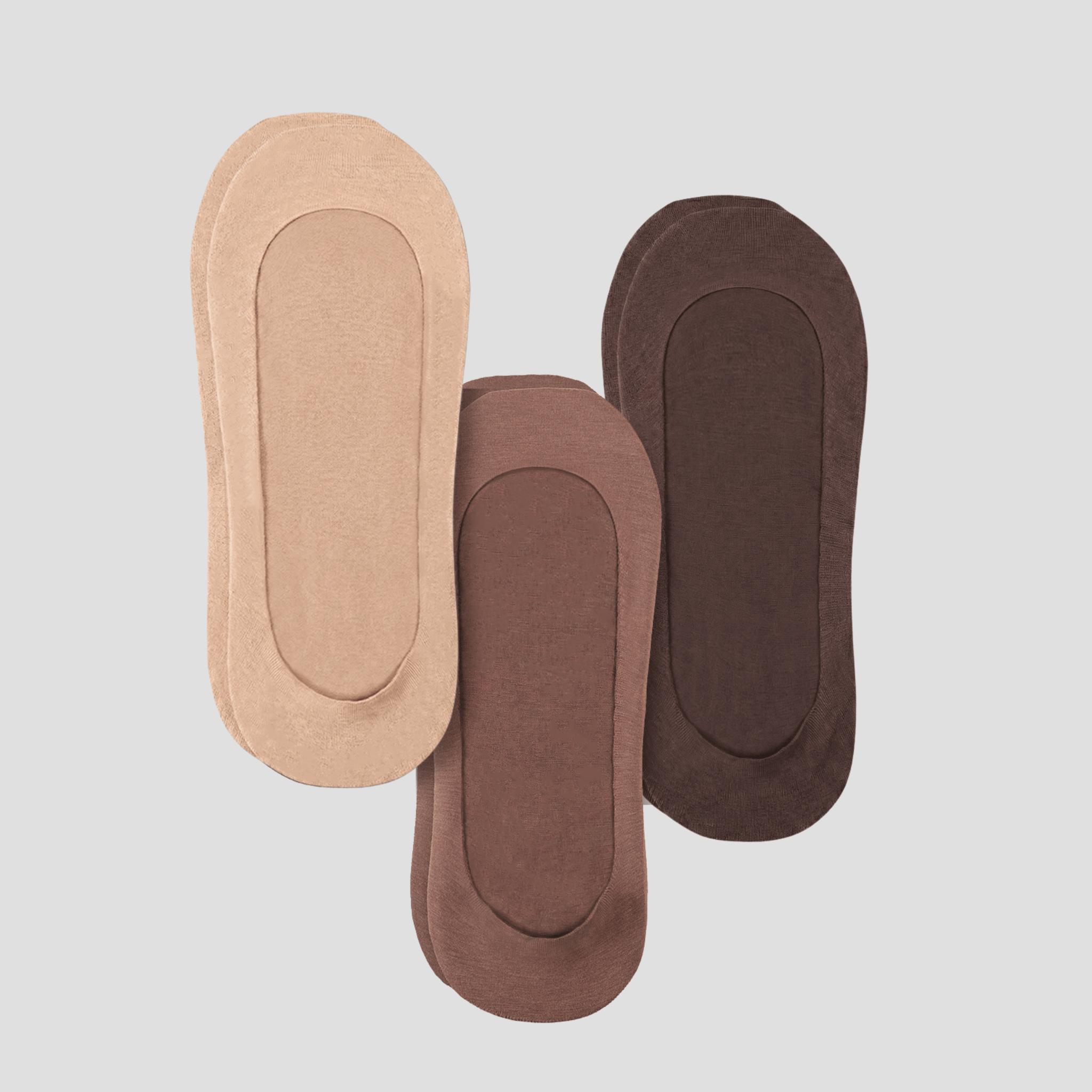 Undercurrent Unisex Low-Cut No Show Socks (3-Pack)