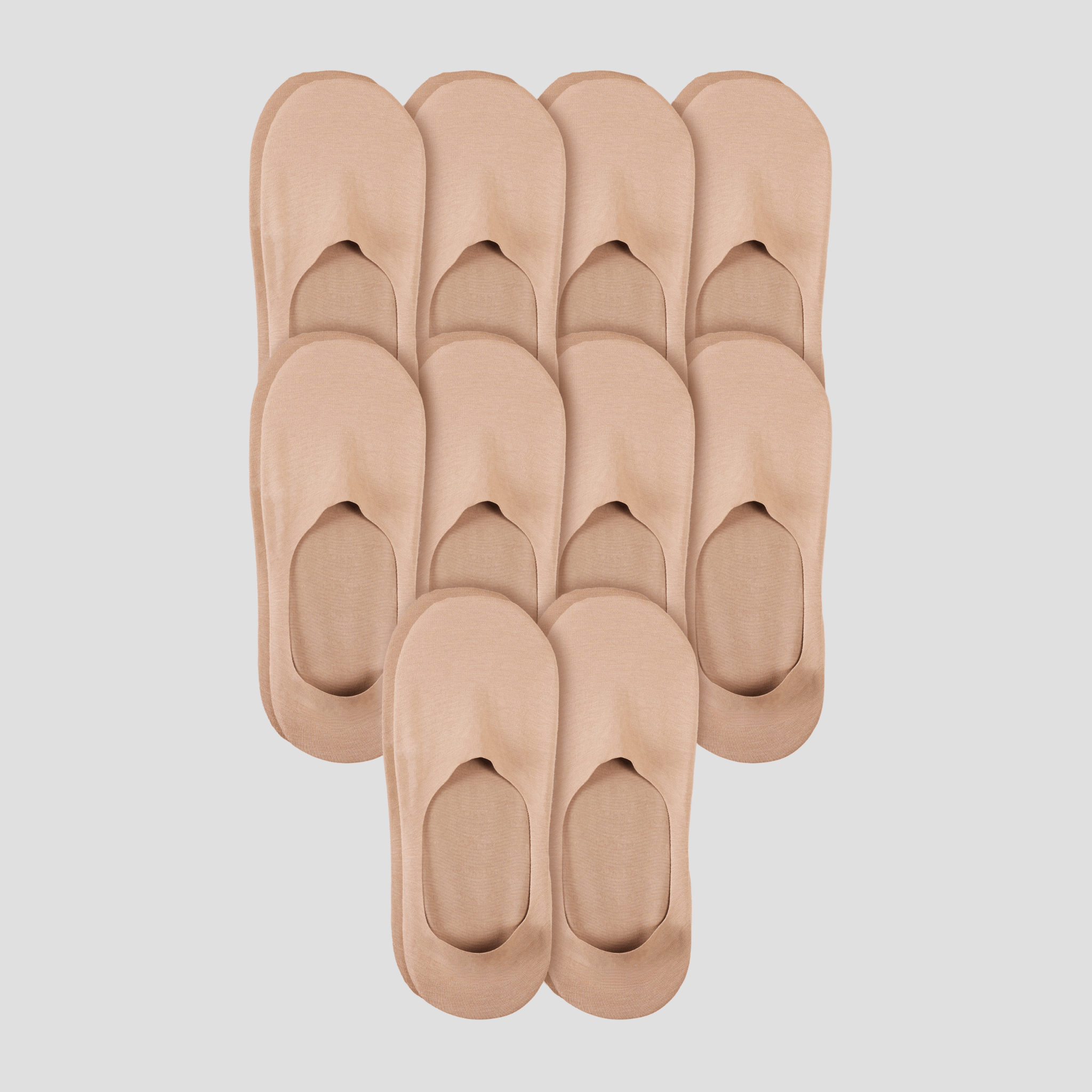 Undercurrent Unisex Mid-Cut No Show Socks (10-Pack)