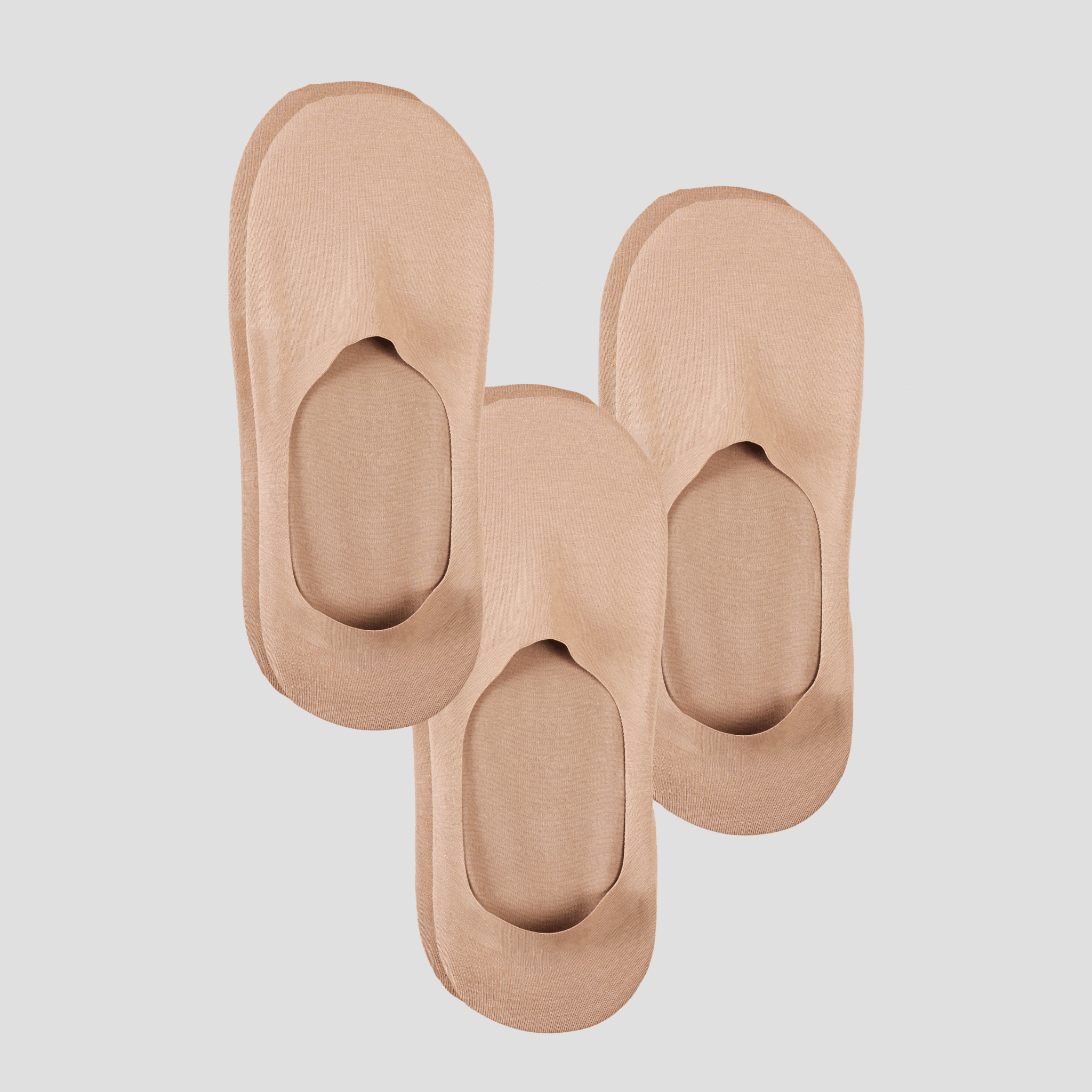 Undercurrent Unisex Mid-Cut No Show Socks (3-Pack)